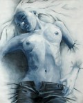 "Mujer Azul", 2006 - Acrylic on canvas